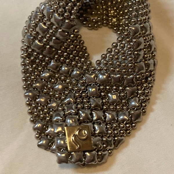 SG Liquid Metal Silver Mesh Bracelet