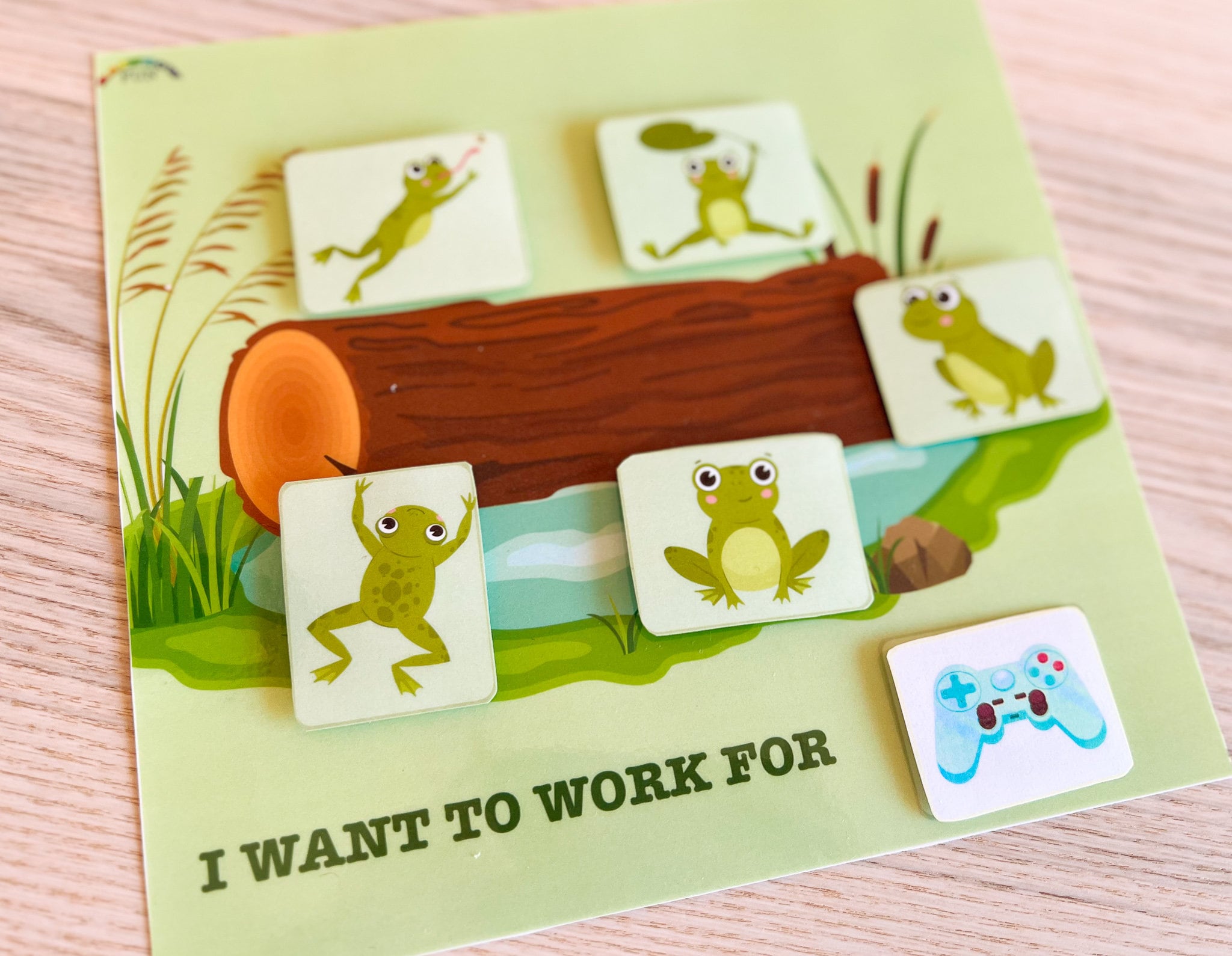 Digital Frogs Token Board Reward Chart - Etsy