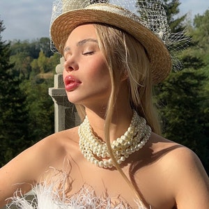 Marie Antoinette Necklace &#39;Imitation Pearls&#39;