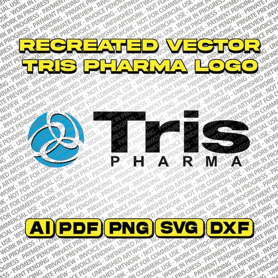 Tris Pharma Logo Recreated Vector, Vectorized, Perfect Vector, Ai