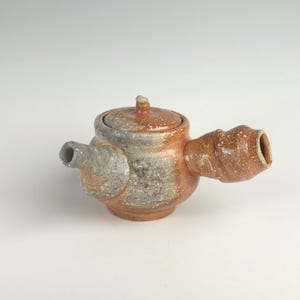Custom Clay Soda-Fired Teapot – Kyusu - Japanese Side Handle Teapot - Galaxy Design – One of a Kind