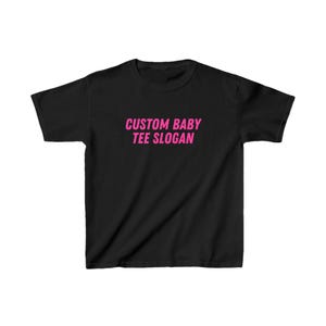 T-shirt bébé personnalisé, Slogan personnalisé, Style années 90/An 2000, Esthétique des années 2000, T-shirt court, Coquette, Emblématique, Sans charnière, Cadeau tendance amusant image 3