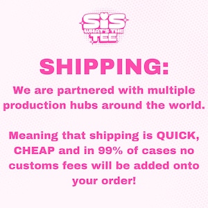 a sign that says shipping we are partner with multiple production hubs around the world