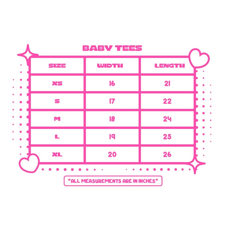 a baby's height chart with hearts on it