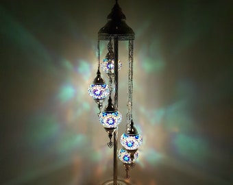 Turkish Moroccan Handmade Floor Lamp Free Shipping and Bulb as Gift with your purchase