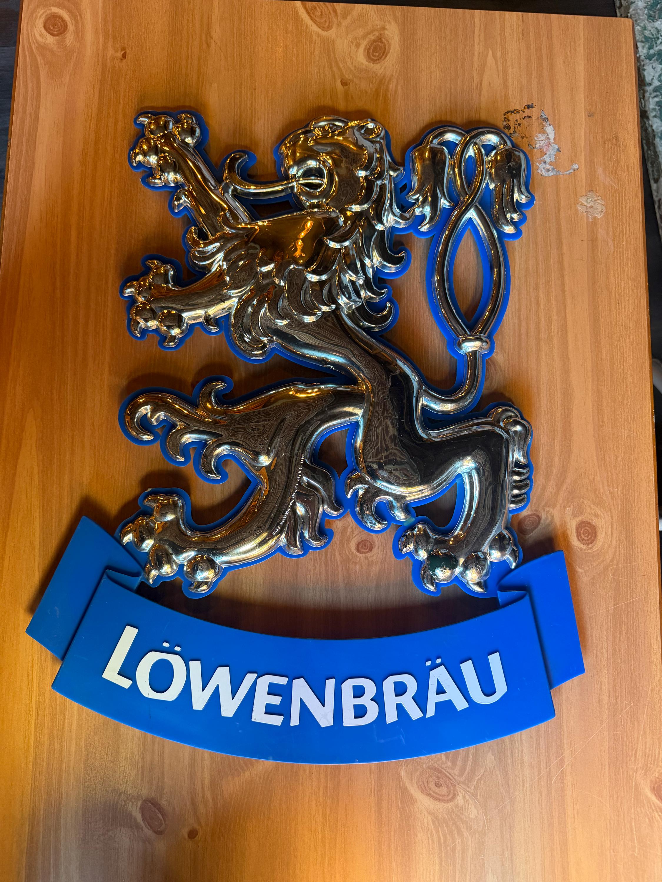 Lowenbrau Beer Sign - Etsy