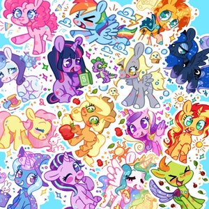 MLP pony sticker sets
