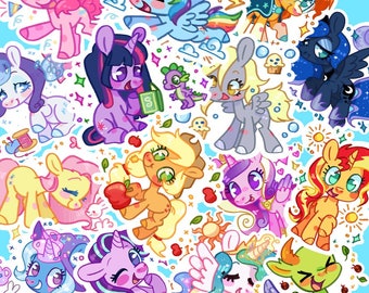 MLP pony sticker sets