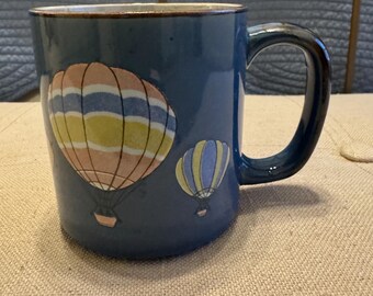 Vintage Ceramic Otagiri Japan Coffee Tea Mug Cup Hot Air Balloons