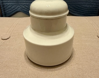 Midwinter Stonehenge White Sugar Bowl with Lid Made in England Circa 1970s