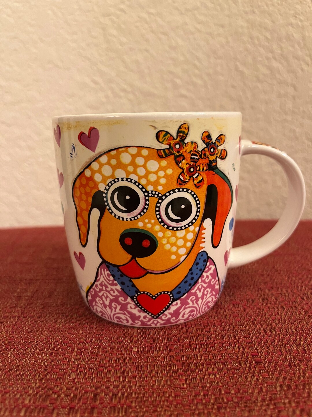Very rare Sox & Martin 60s 耐熱ステッカー　ペア Maxwell & Williams Designer Mug Donna Sharam Smile Style Dogs
