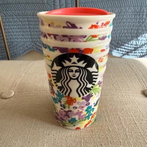 Starbucks Ceramic Travel Mugs - Etsy