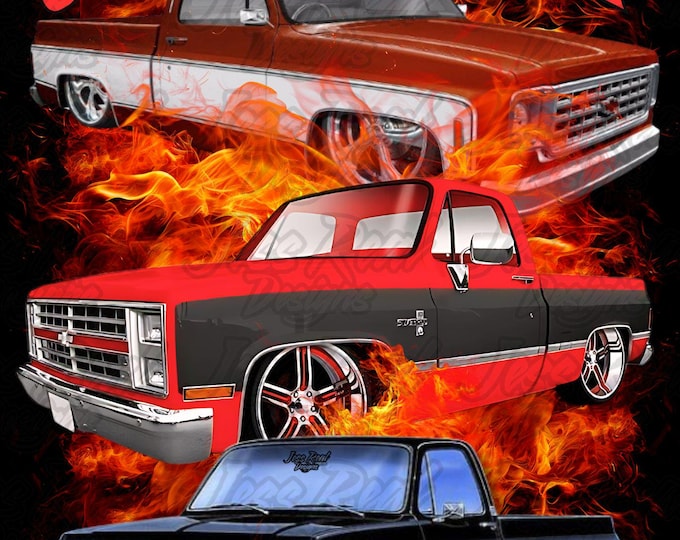 Featured listing image: Squarebody black graphic tee by JessReal