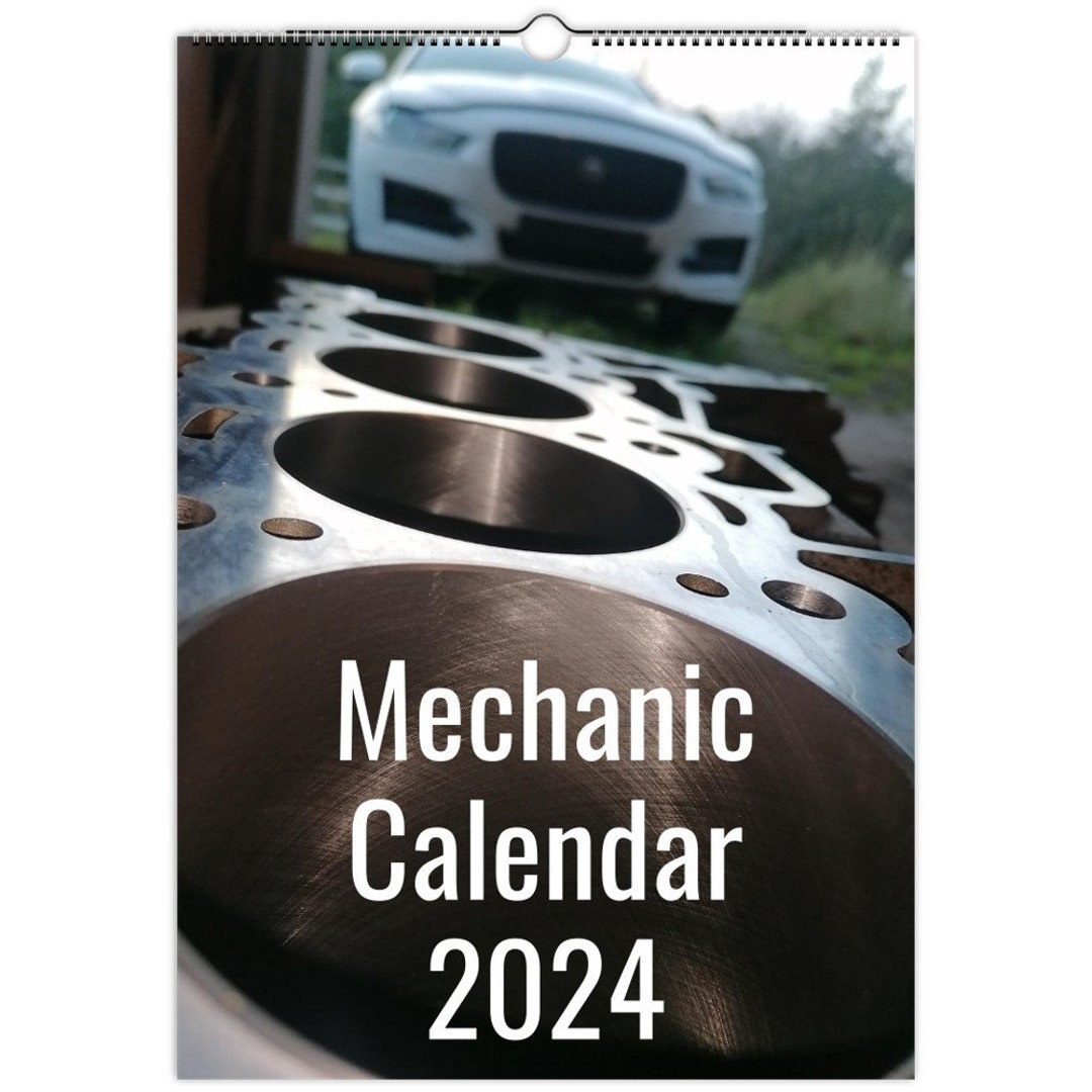 Wall Calendars. Mechanic Calendar 2025 Etsy
