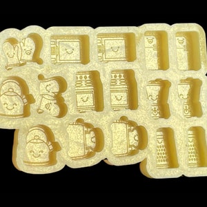 Molde de silicona utensilios de cocina kawaii