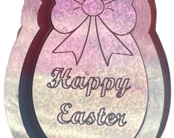 Happy Easter Egg Silicone Mould For Wax Melts, Resin & Food Safe
