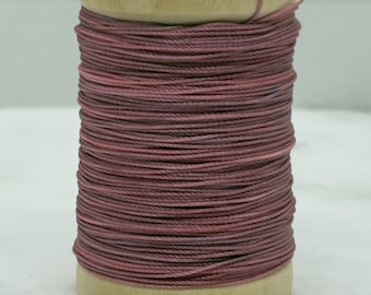 Dark Mauve Solid Color hand-dyed Nylon FF thread