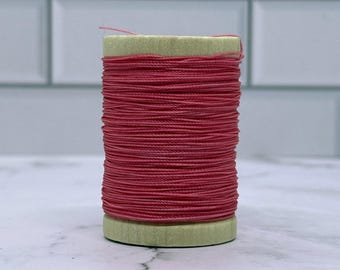 Neon Pink Solid Color hand-dyed Nylon FF thread