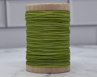 Chartreuse Solid Color  hand-dyed Nylon FF thread