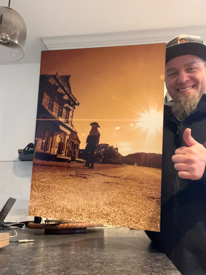 Willie Nelson Print on Aluminum Willie Nelson Photo Wall Etsy