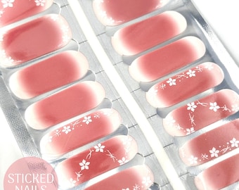 Rosewater | Nail Stickers | Nail Wraps | Nail Strips | Stick Nails