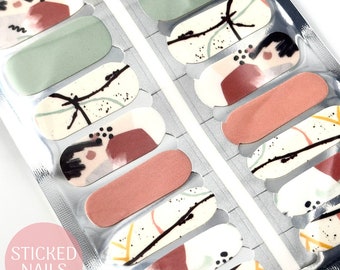 Artístico | Pegatinas para uñas | Envolturas de uñas | Tiras de uñas | uñas de palo