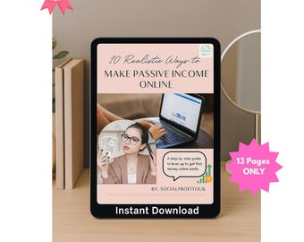 Guida digitale stampabile per fare soldi online / Reddito passivo / PDF istantaneo