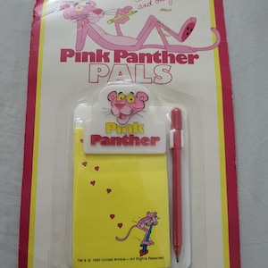 Minitablero portapapeles vintage de Amigos de la Pantera Rosa