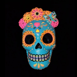 Handgeschilderde suikerschedel