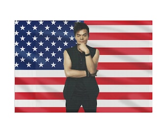 JYP Meme Bandera estadounidense, gira de tapices de pared 2024