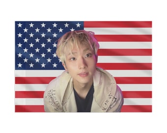 P1Harmony Jiung Leuke Amerikaanse vlag, wandtapijttour 2024