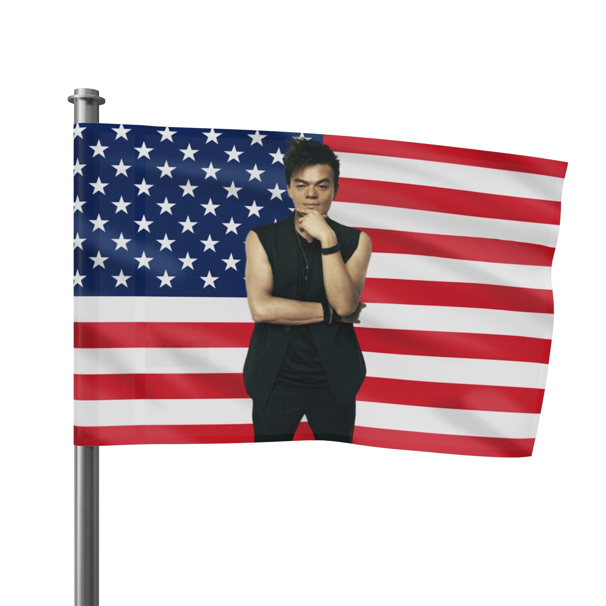 JYP Meme American Flag, Wall Tapestry Tour 2024 Etsy