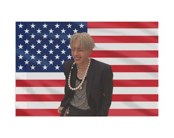 P1Harmony Jiung Amerikaanse vlag, wandtapijttour 2024