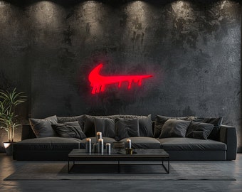 Nike Swoosh Drip Lamp Box, lichtbak, nachtlampje