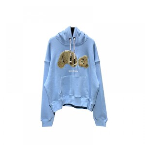 Palm angels kill the bear hoodie blue 2025