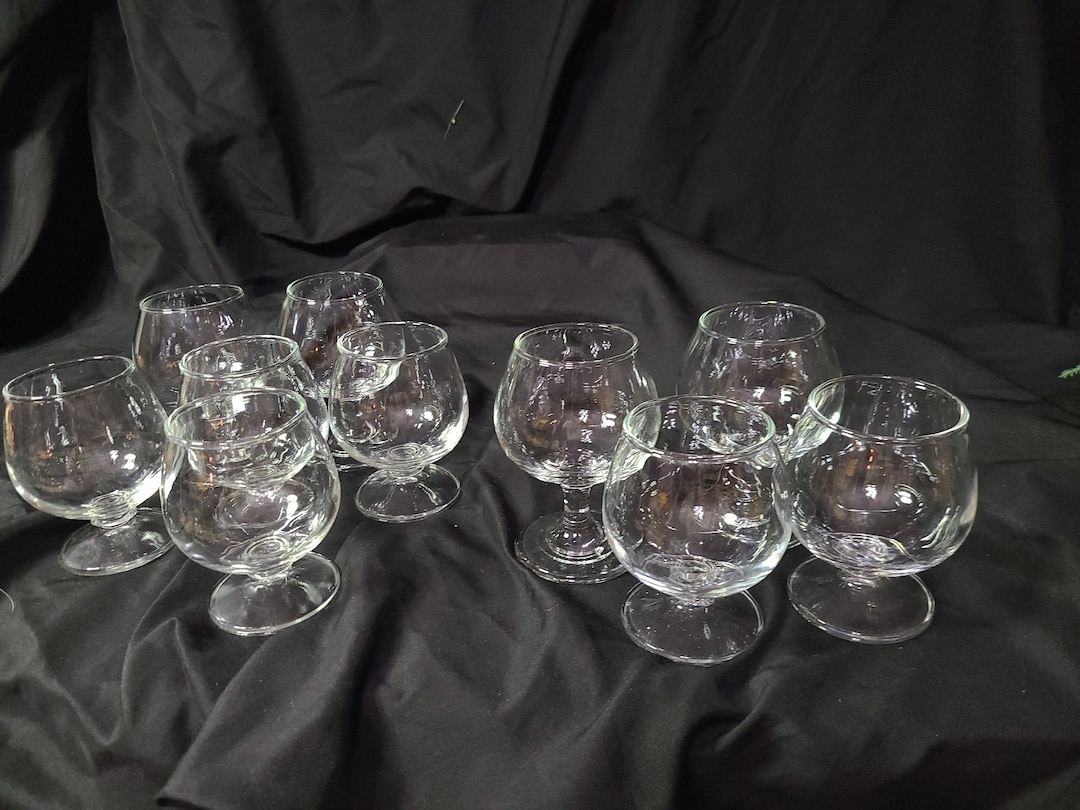 Libbey Clear Glass Embassy Brandy Snifters Etsy