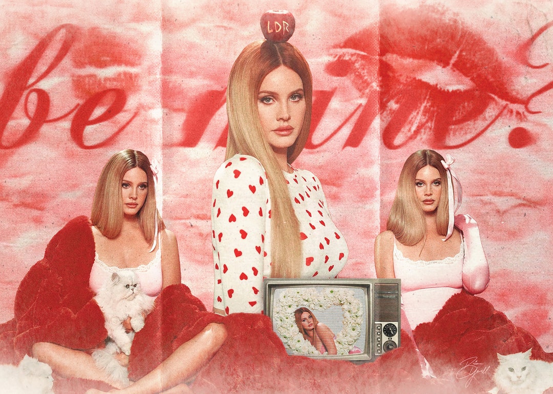 Lana Del Rey be Mine Matte Horizontal Posters - Etsy