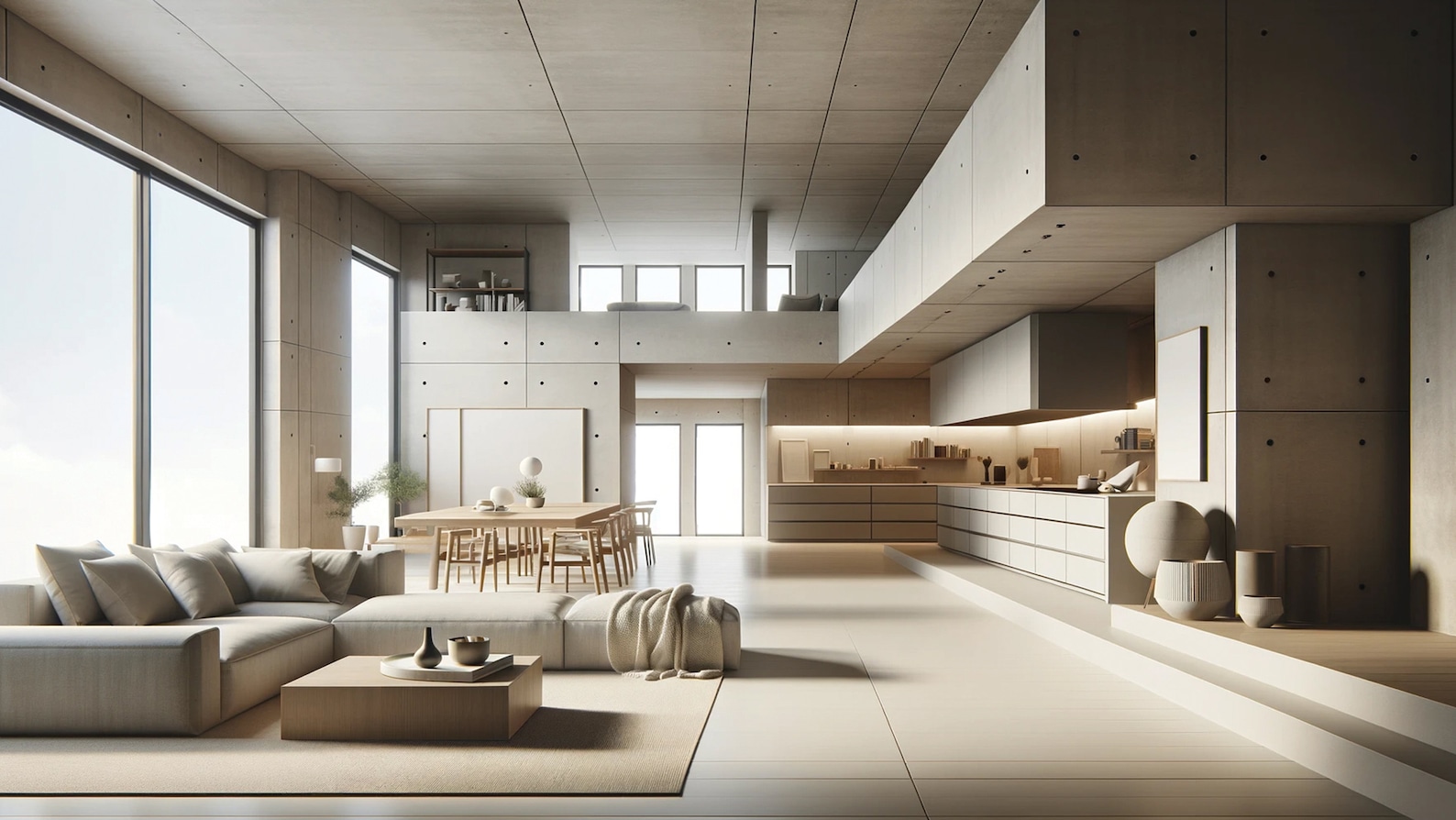 5 Modern Home Zoom Backgrounds Bundle of 5 5 Free Blurred Versions