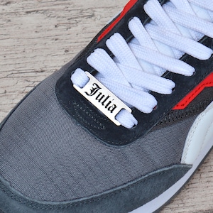Custom Engraved Lace Tags: Personalized Sneaker Shoelace Charms