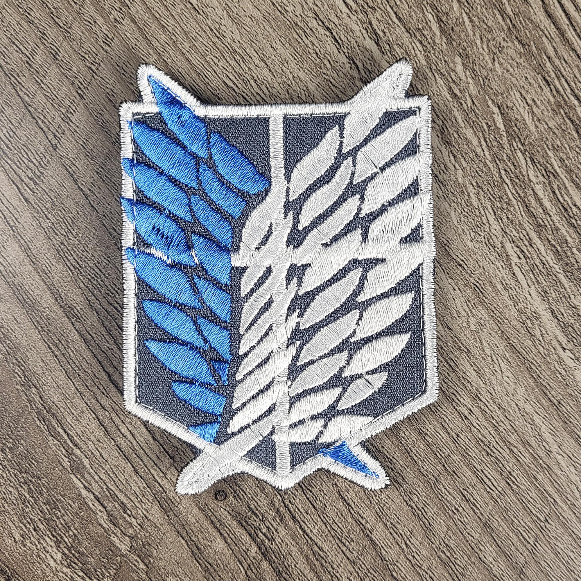 VALKYRAE Patch 100 % Brodé Inspiré De L'Anime Fan Art Titan