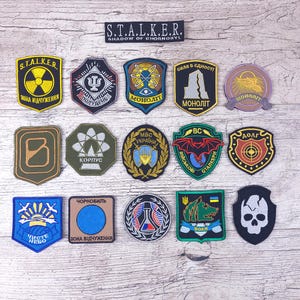 STALKER Mega Patch Set – 15 Embroidered Hook and Loop Badges