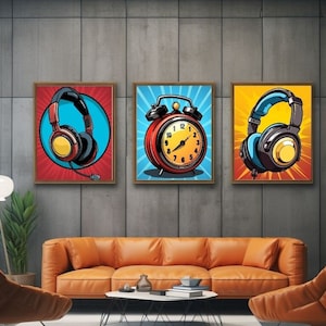 Gaming Prints, Gaming Poster, Gaming Wall Art Set of 3, Gaming Room Decor, Gamer Gift, Games Room Art,Boys Bedroom Decor, Video Game Print