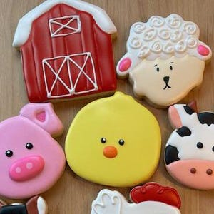 FARM theme Cookie Cutters Digital STL files, Instant Download