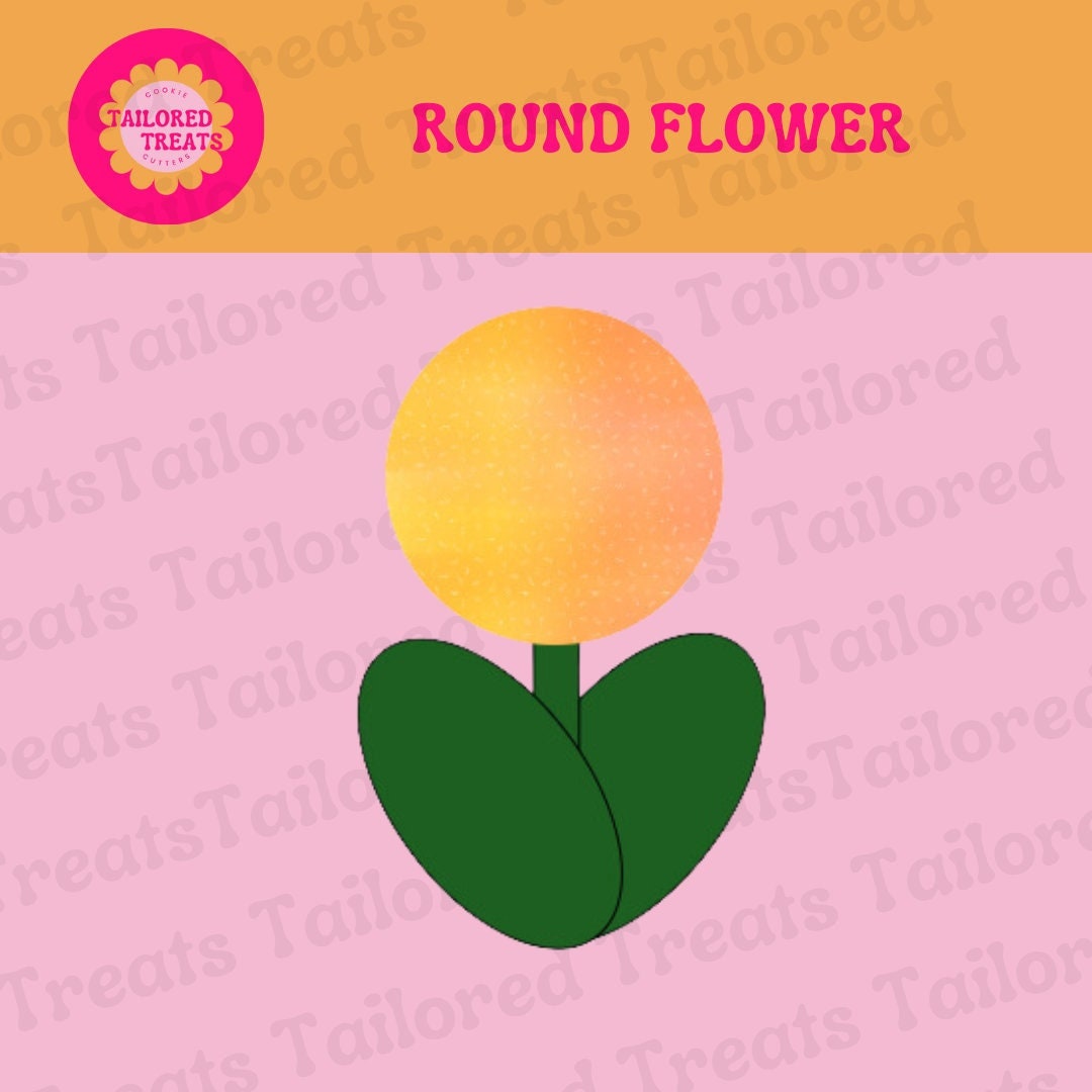 Cookie Cutter Spring Flower, round, scallop, heart