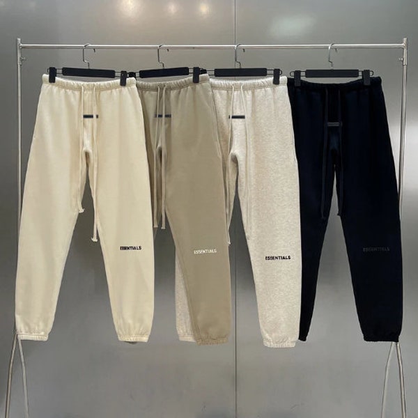 Essentials Mens Sweatpants Male Fashion Cotton Sports Pant Hip Hop Loose Unisex Oversized Jogging Pant