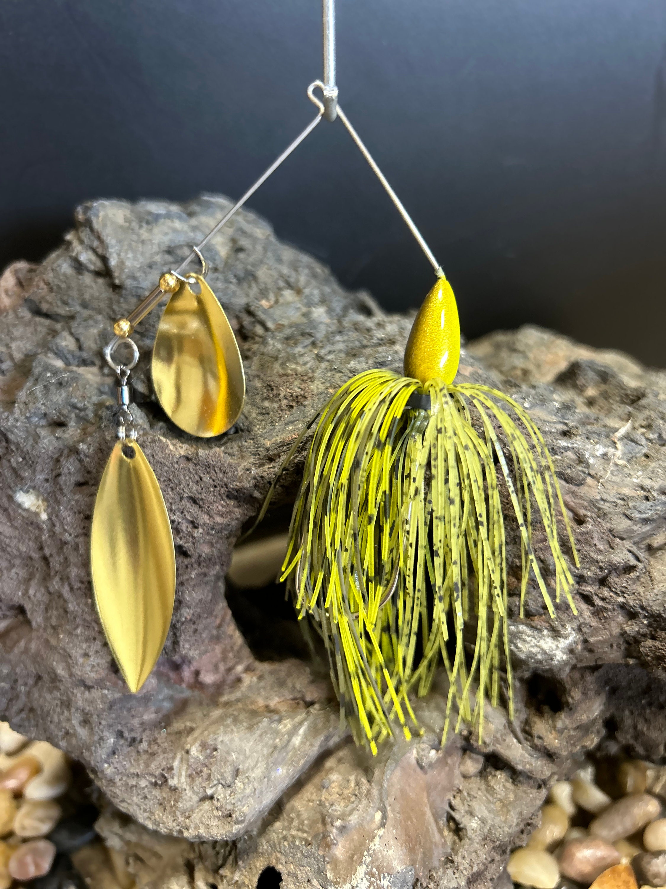 6 Hand Tied 1/4 Oz Spinnerbait, Bass & Freshwater Game Fish Lot A-3 