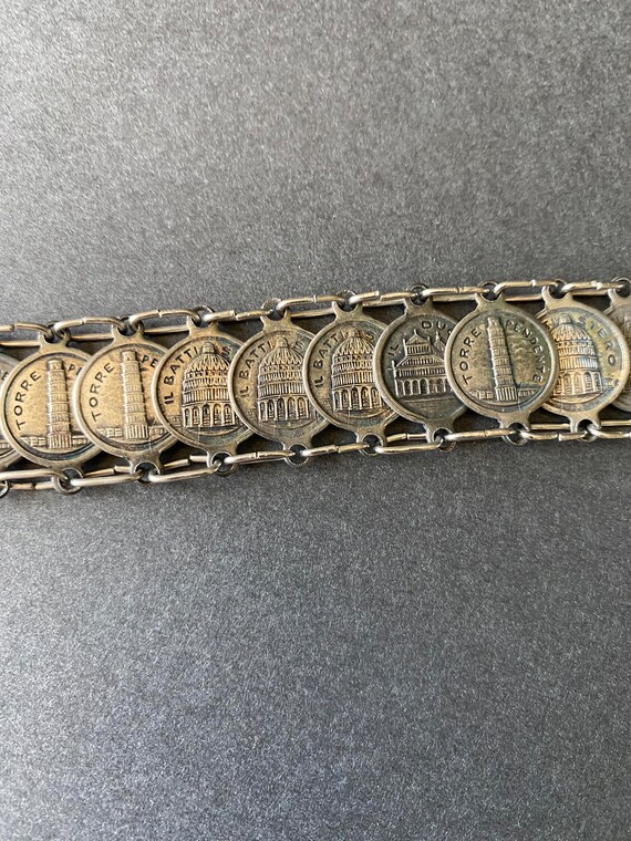 Pisa Vintage Commemorative Coin Bracelet - image 3