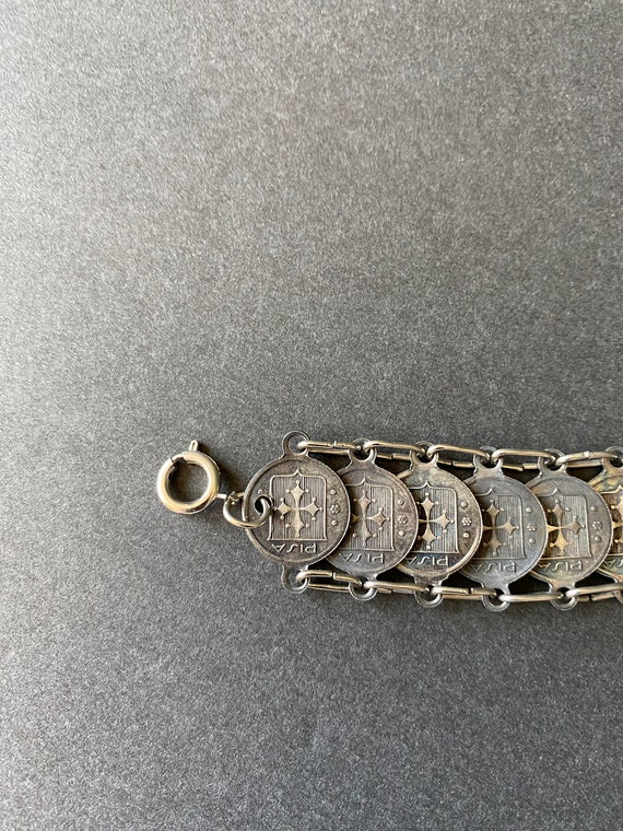 Pisa Vintage Commemorative Coin Bracelet - image 5