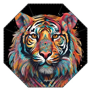 Bengal Cat Umbrella - Semi-Automatic Bengal Cat Umbrella - Semi-Automatic