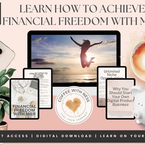 How to Achieve Financial Freedom with MRR, Master Resell Rights, Business eBook, Small Business Startup, Digital Product Lead Magnet